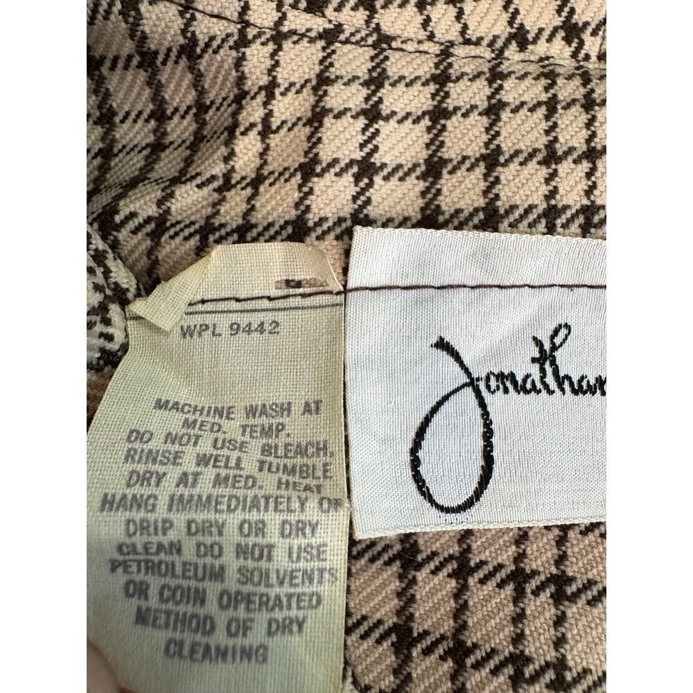 Vintage Jonathan Logan Plaid Button Up Shirt - Picture 4 of 11